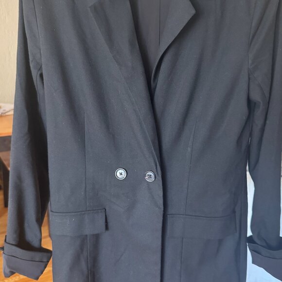 Black Blazer Dress, Abercrombie, Size Medium (Tall) - Picture 2 of 3